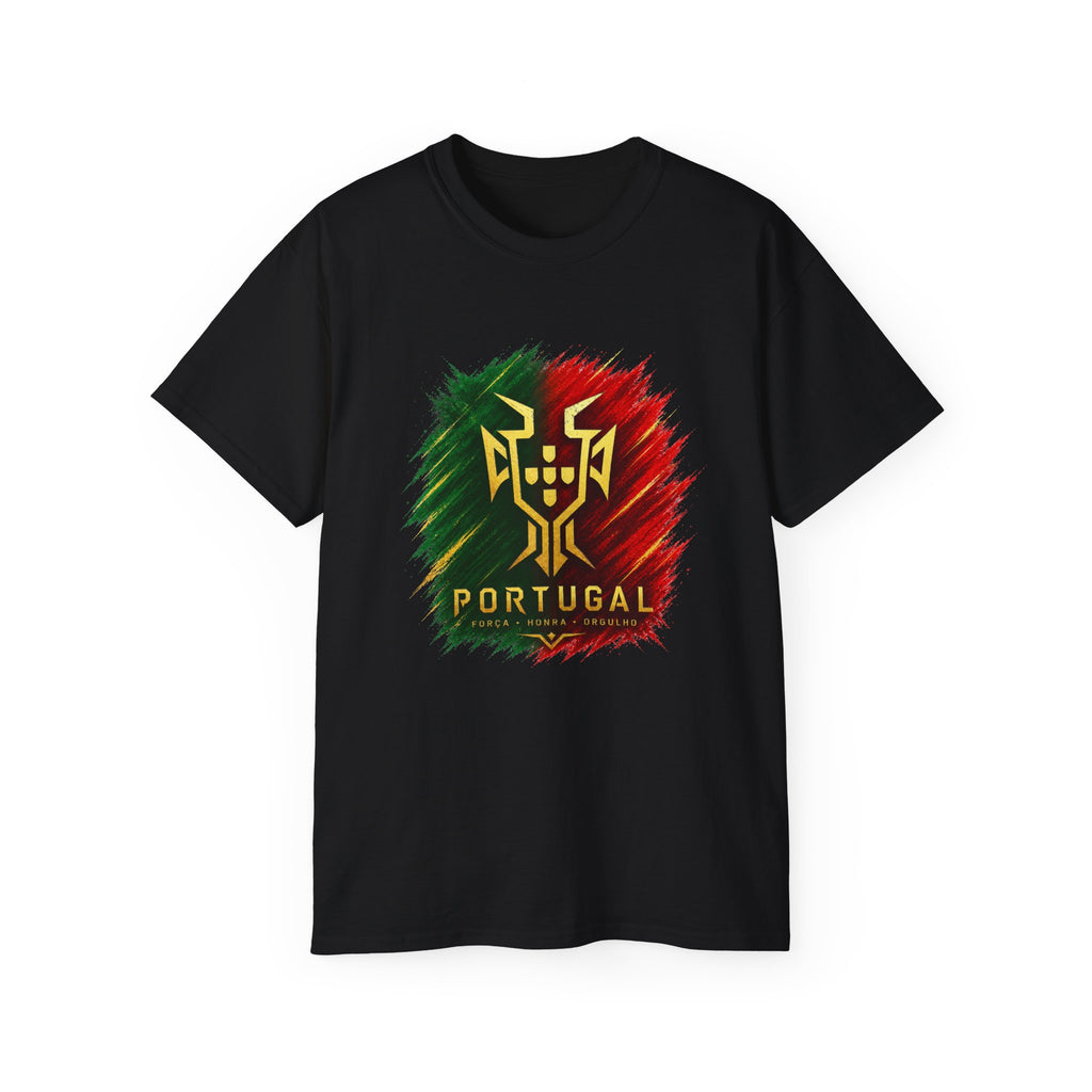 Portugal Flag Crest T-Shirt — Portugal Football Pride Tee