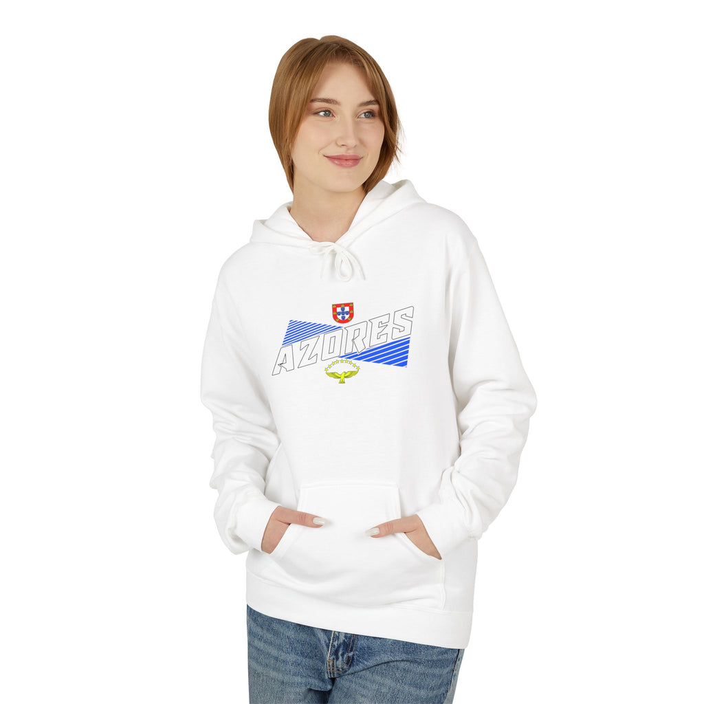Azores Vintage Graphic Hoodie - Unisex Midweight Fleece Sweatshirt