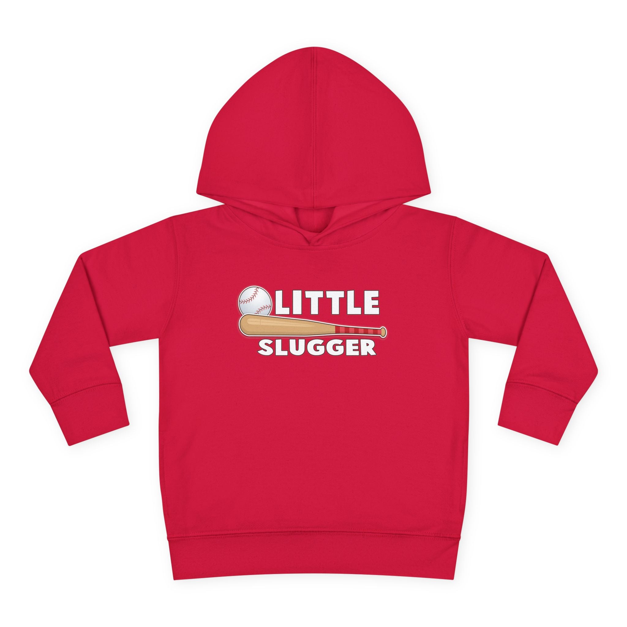 Little Slugger Toddler Fleece Hoodie - Perfect for Gift Giving, Birthdays, Baseball Season, Cozy Comfort, Toddler Apparel