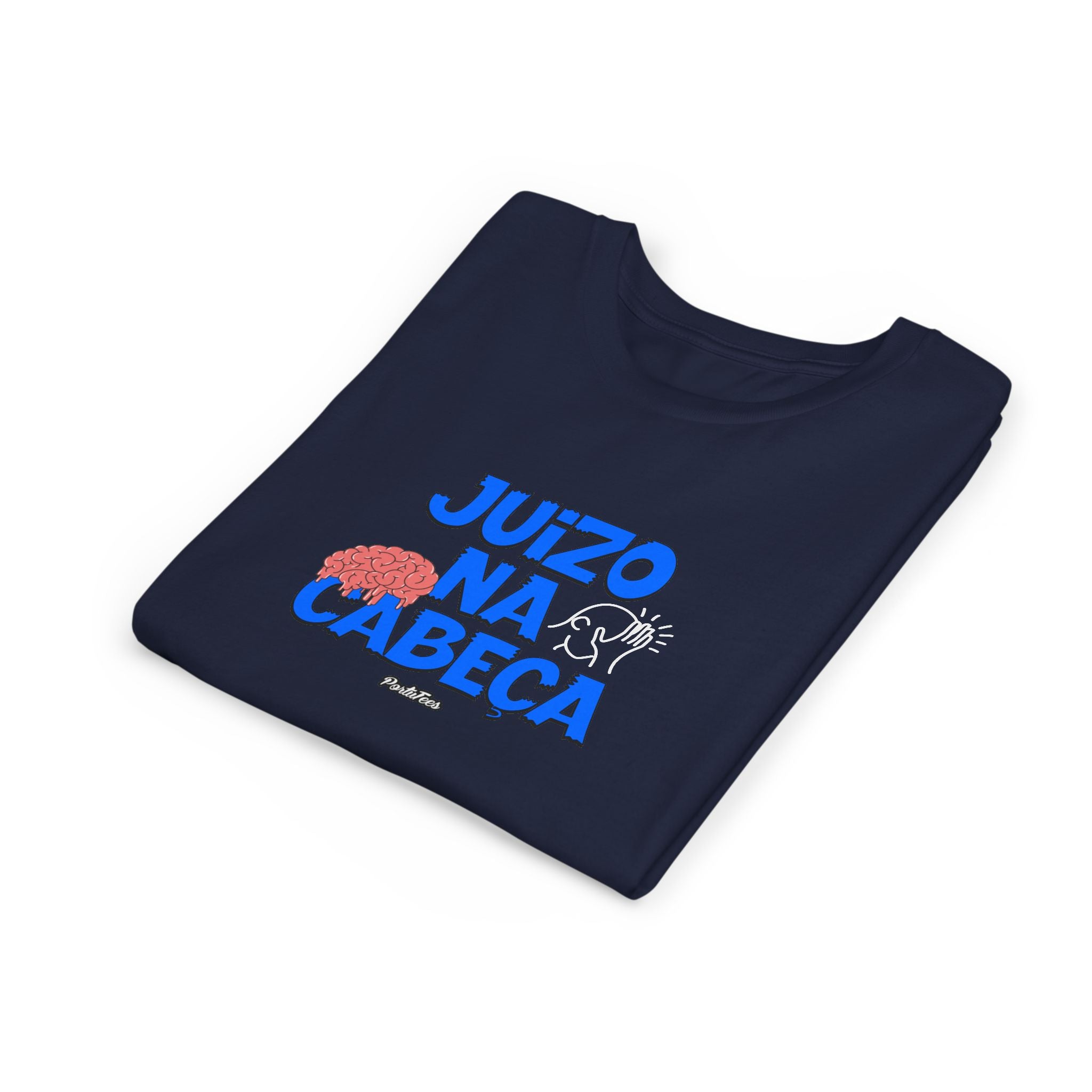 Juízo na Cabeça Youth Short Sleeve Tee - Fun Graphic T-Shirt for Kids