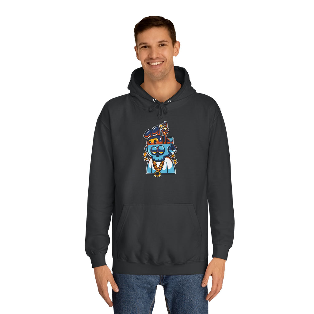 Playful Unisex College Hoodie, Fun Animal Design, Perfect for Students, Gift for New Grads, Cozy Casual Wear, College Spirit