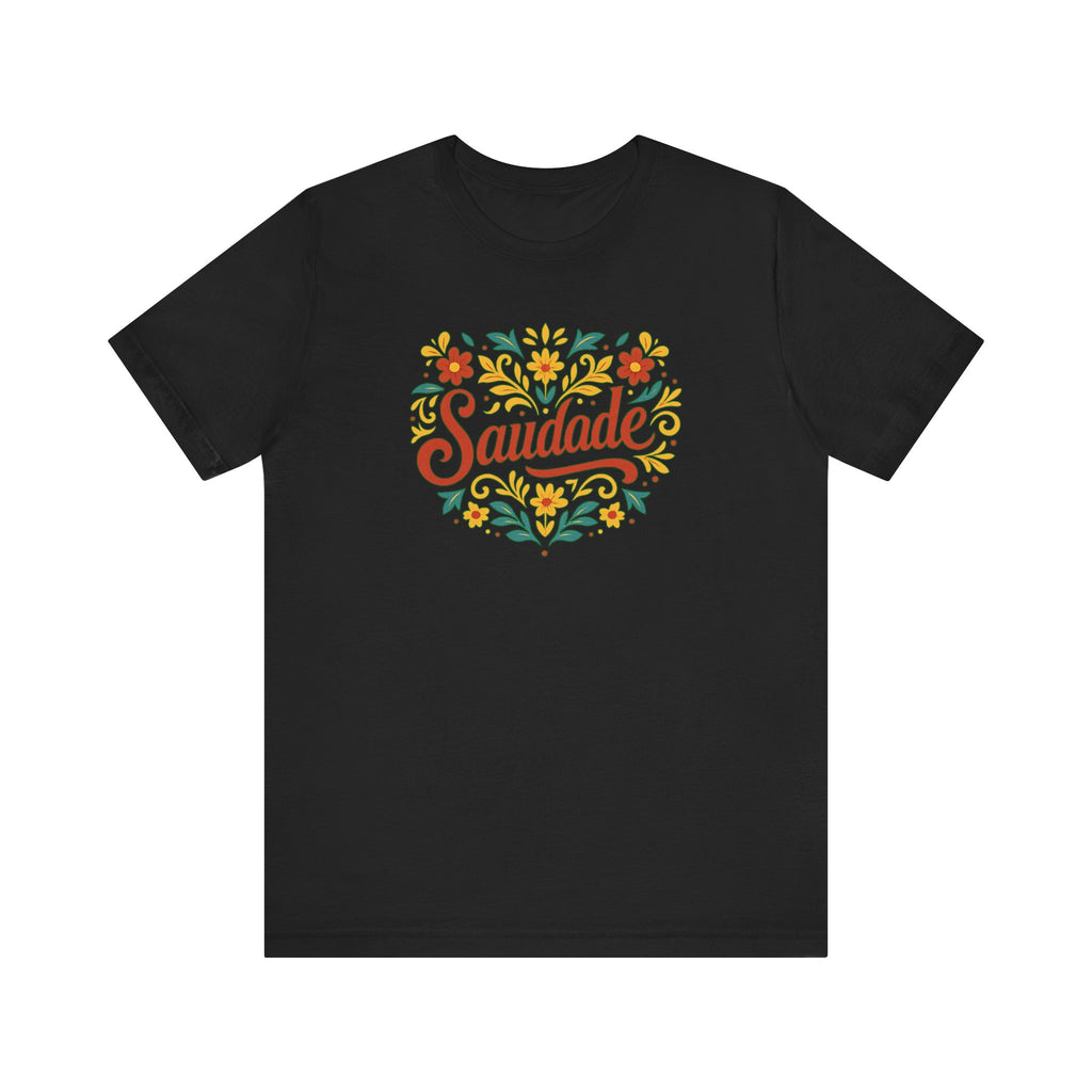 Saudade Floral Tee — Portuguese Nostalgia T-Shirt