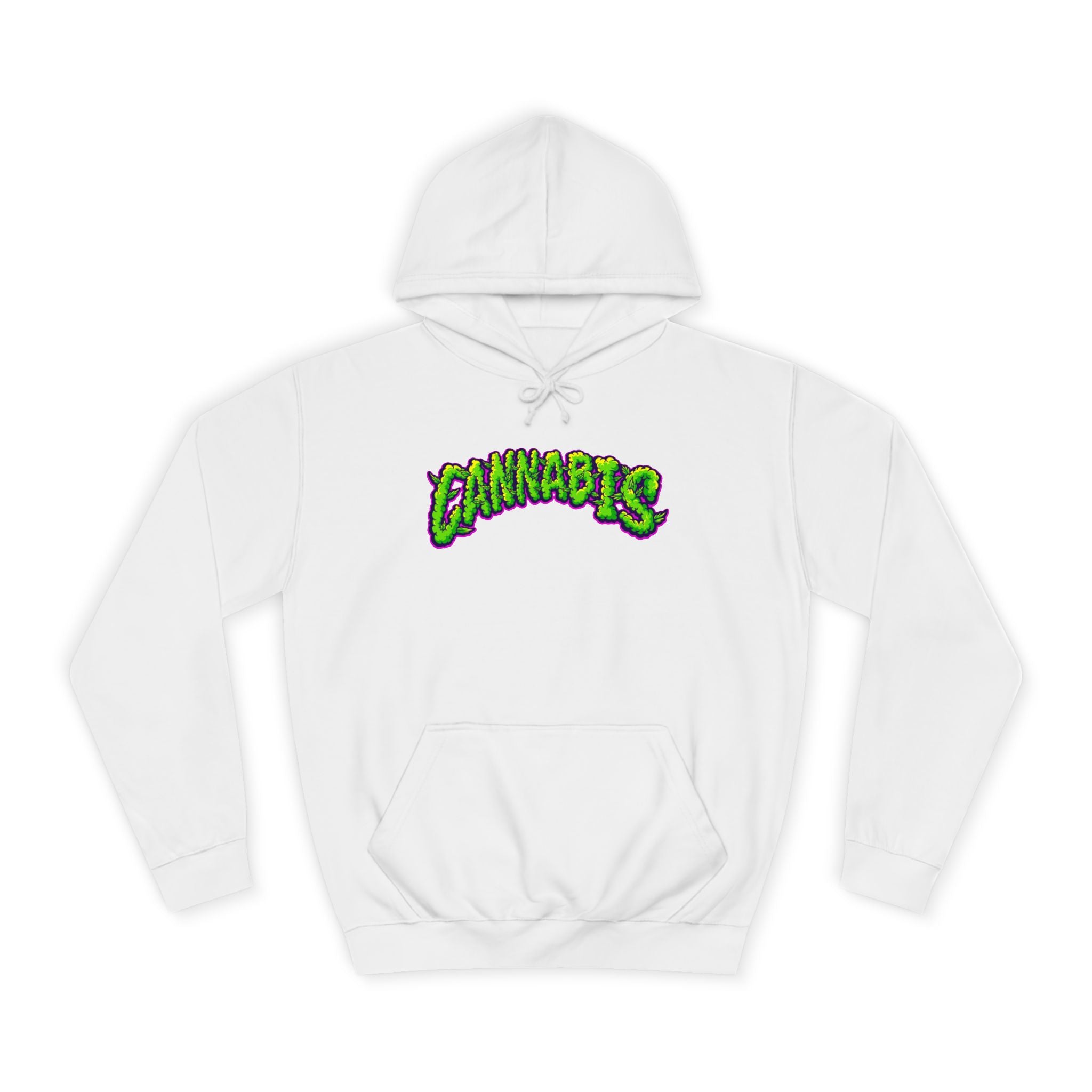 Cannabis College Hoodie, Unisex Hoodie for Students, Herbal Vibe Pullover, Perfect for 420 Celebration, Gift for Cannabis Lovers