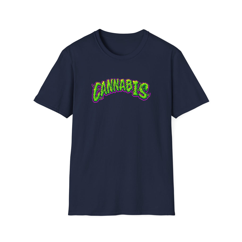 Cannabis Unisex Softstyle T-Shirt - Fun & Relaxed Vibe, Perfect for Casual Wear, Gift for 420 Celebrators, Everyday Comfort