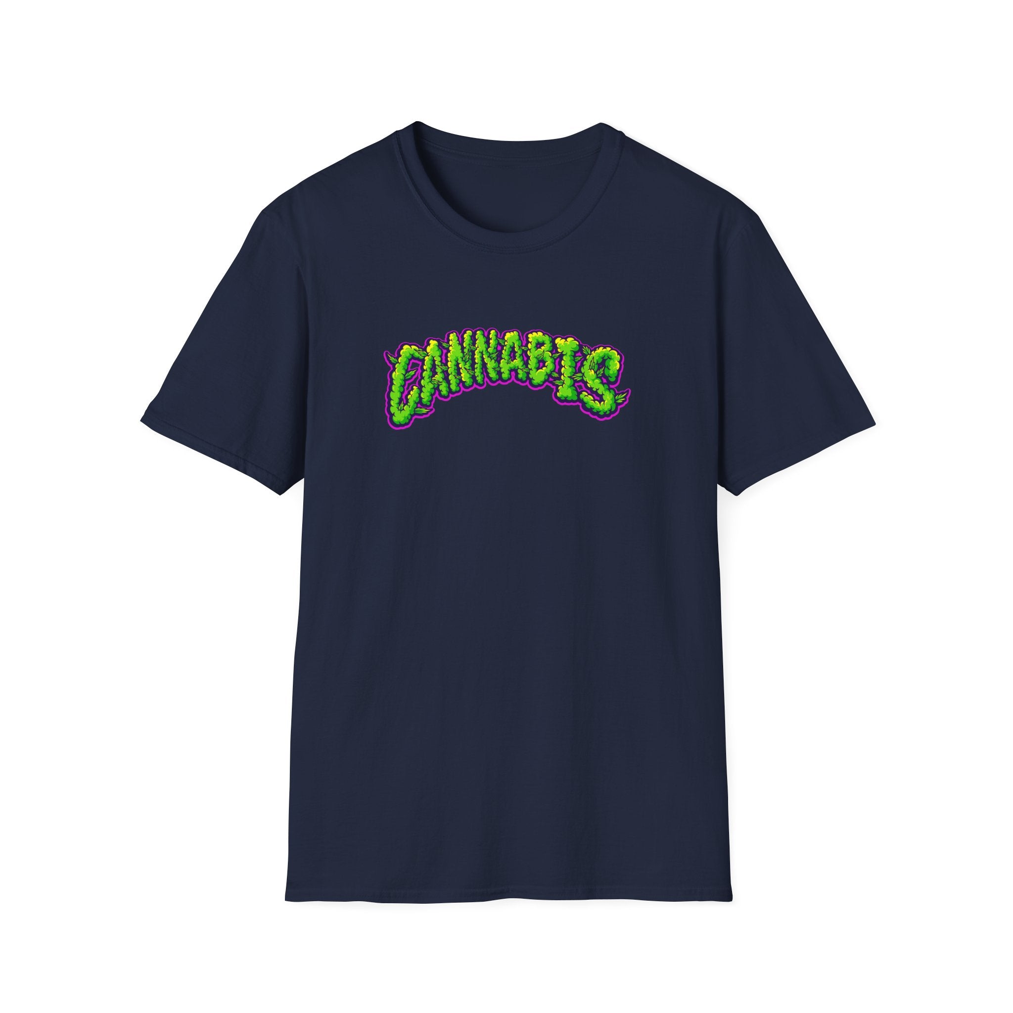 Cannabis Unisex Softstyle T-Shirt - Fun & Relaxed Vibe, Perfect for Casual Wear, Gift for 420 Celebrators, Everyday Comfort