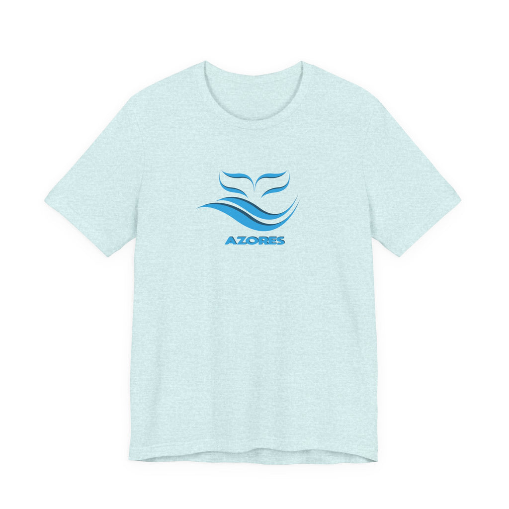Azores Wave Logo T‑Shirt — Coastal Travel Tee