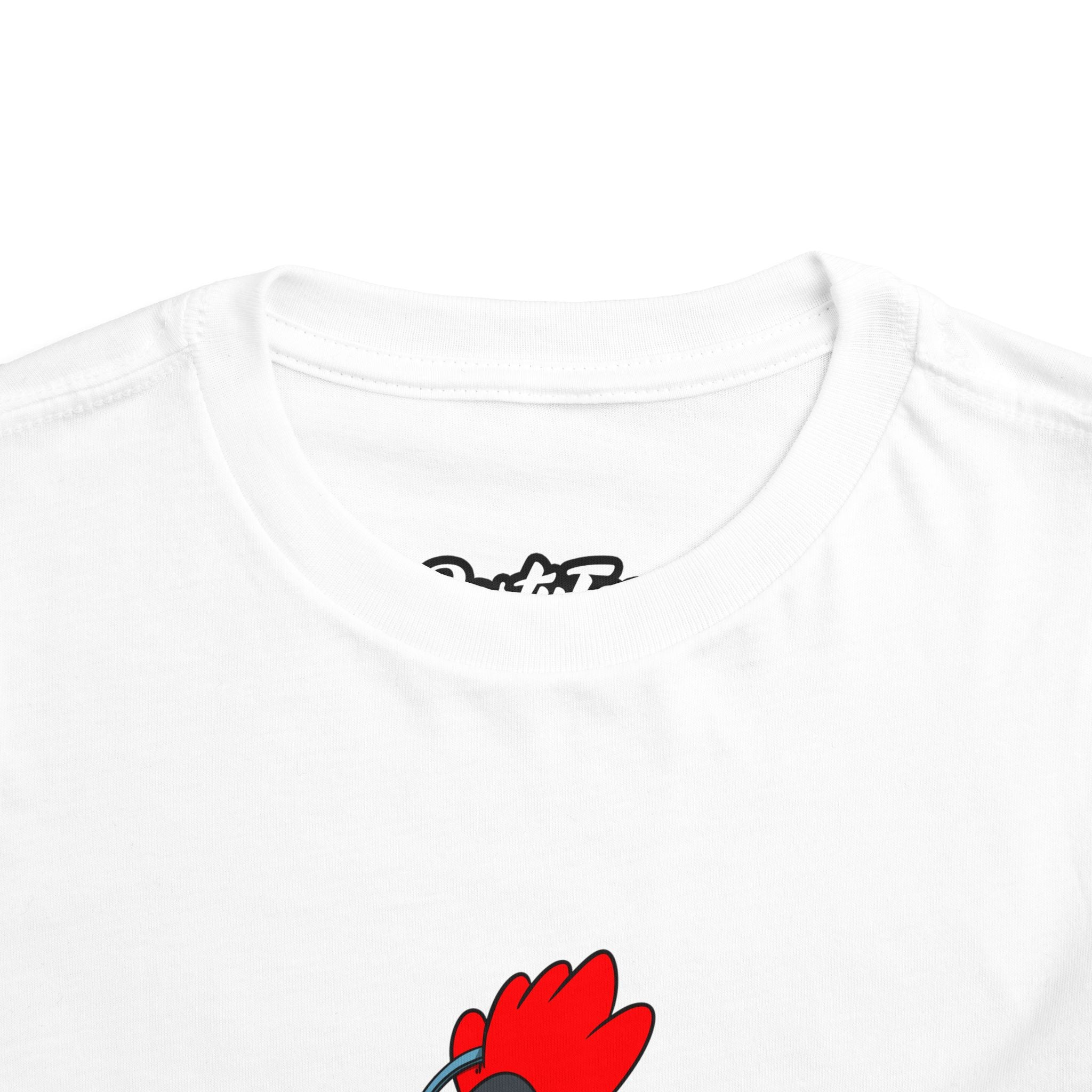 Hipster Rooster Toddler Tee - Fun Animal Design, Cute Kids' Shirt, Playful Gift for Birthdays, Summer Wear, Animal Lover's Apparel