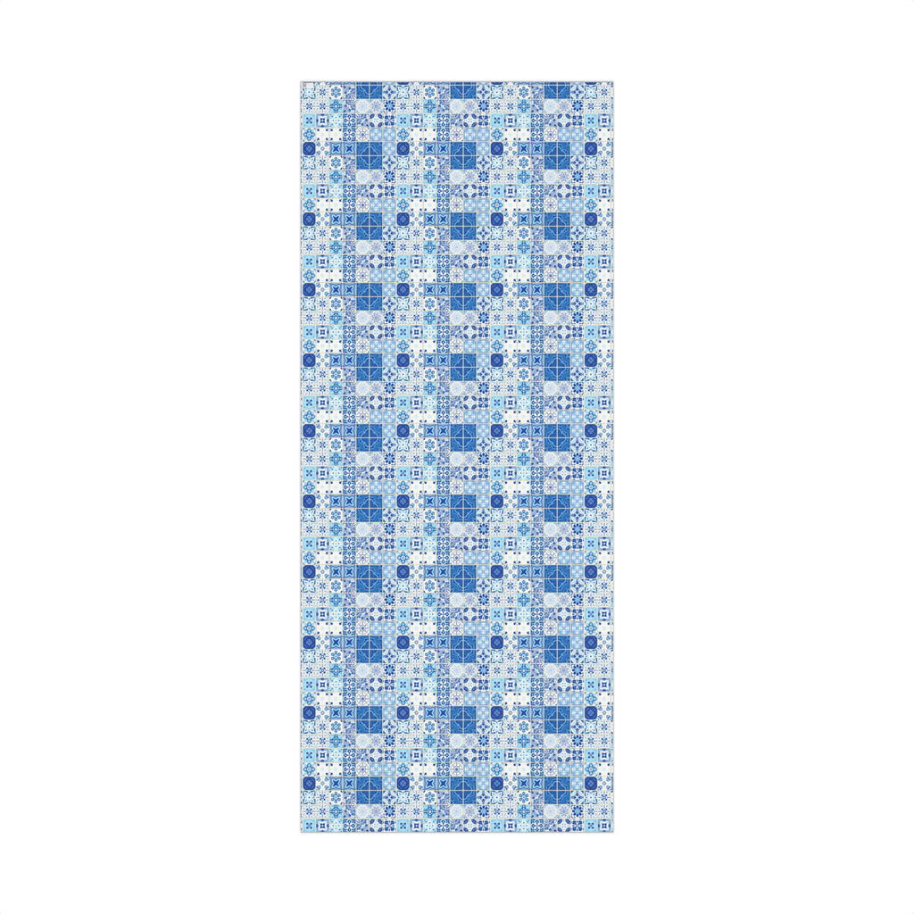 Portuguese Azulejos Pattern Gift Wrap Papers | Elegant Wrapping Paper for Any Occasion, Birthday, Holiday, DIY, Eco-Friendly, Crafting