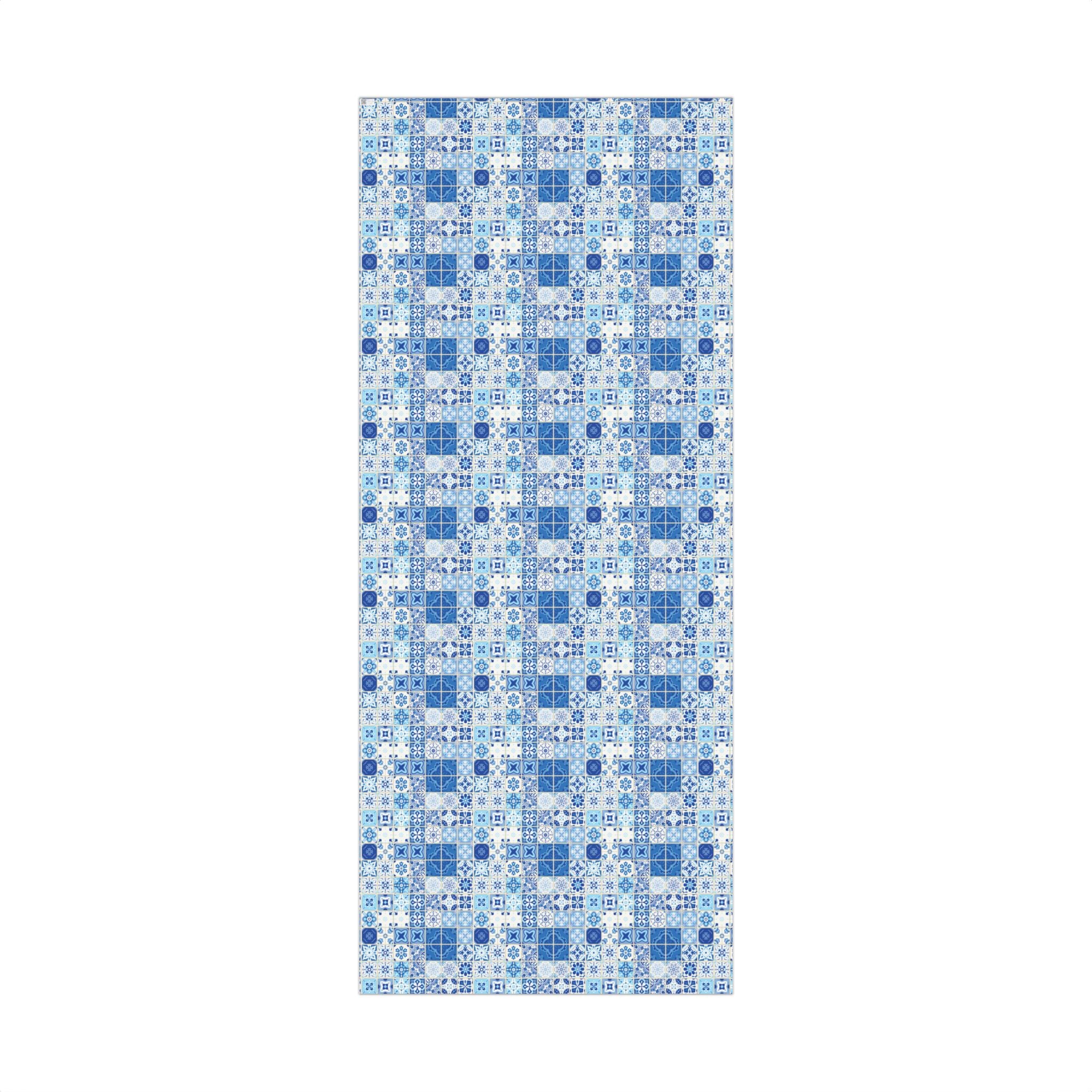 Portuguese Azulejos Pattern Gift Wrap Papers | Elegant Wrapping Paper for Any Occasion, Birthday, Holiday, DIY, Eco-Friendly, Crafting
