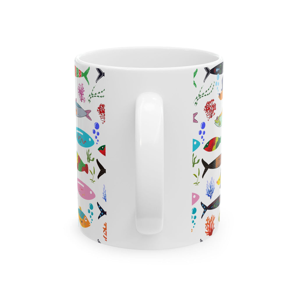 Colorful Sardines Fish Ceramic Mug Collection