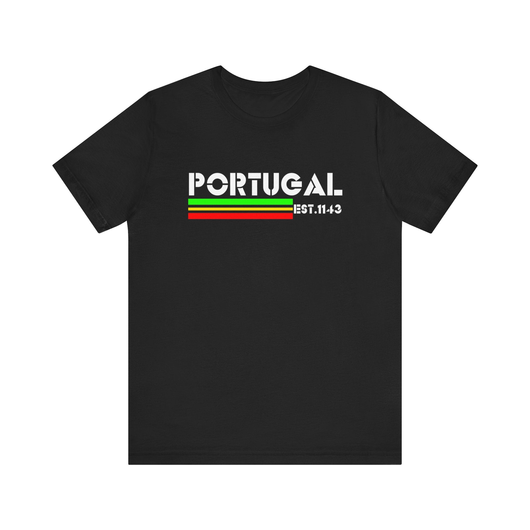 Portugal Graphic Tee, Unisex Jersey Shirt, Casual Wear, Travel Souvenir, Gift for Portugal Lovers, Summer Outfit