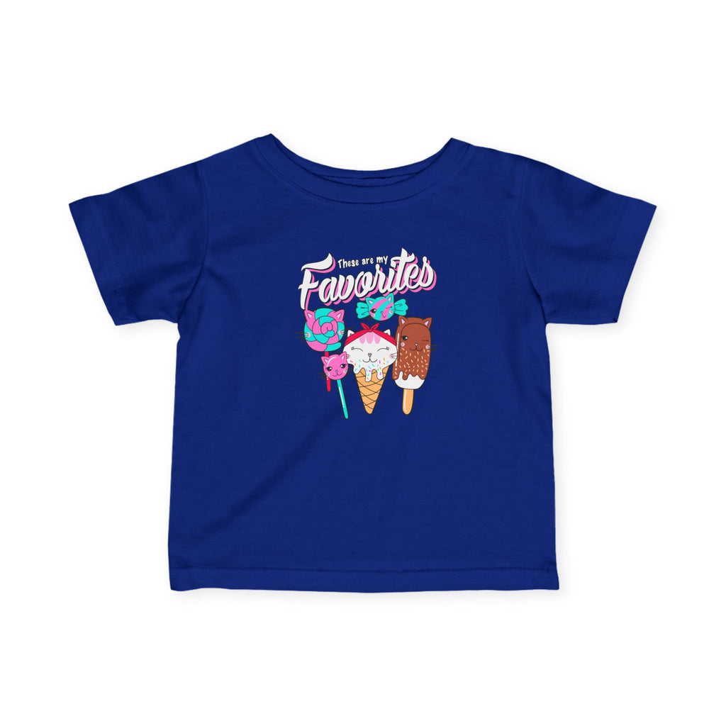 Cute Infant Tee Shirt, Ice Cream Favorites, Baby Summer Apparel, Toddler Gift, Cute Baby Clothing