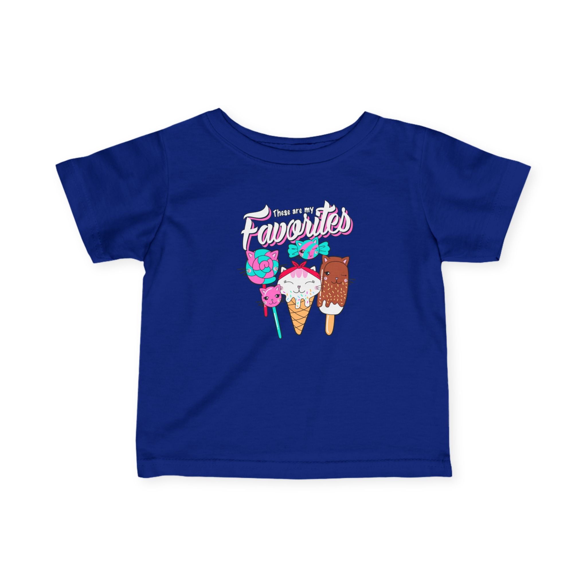 Cute Infant Tee Shirt, Ice Cream Favorites, Baby Summer Apparel, Toddler Gift, Cute Baby Clothing