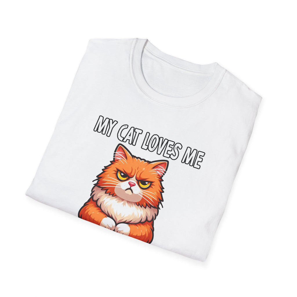 My Cat Loves Me T-Shirt, Cute Cat Lover Gift, Pet Owner Tee, Funny Animal Shirt, Comfortable Unisex Casual Wear