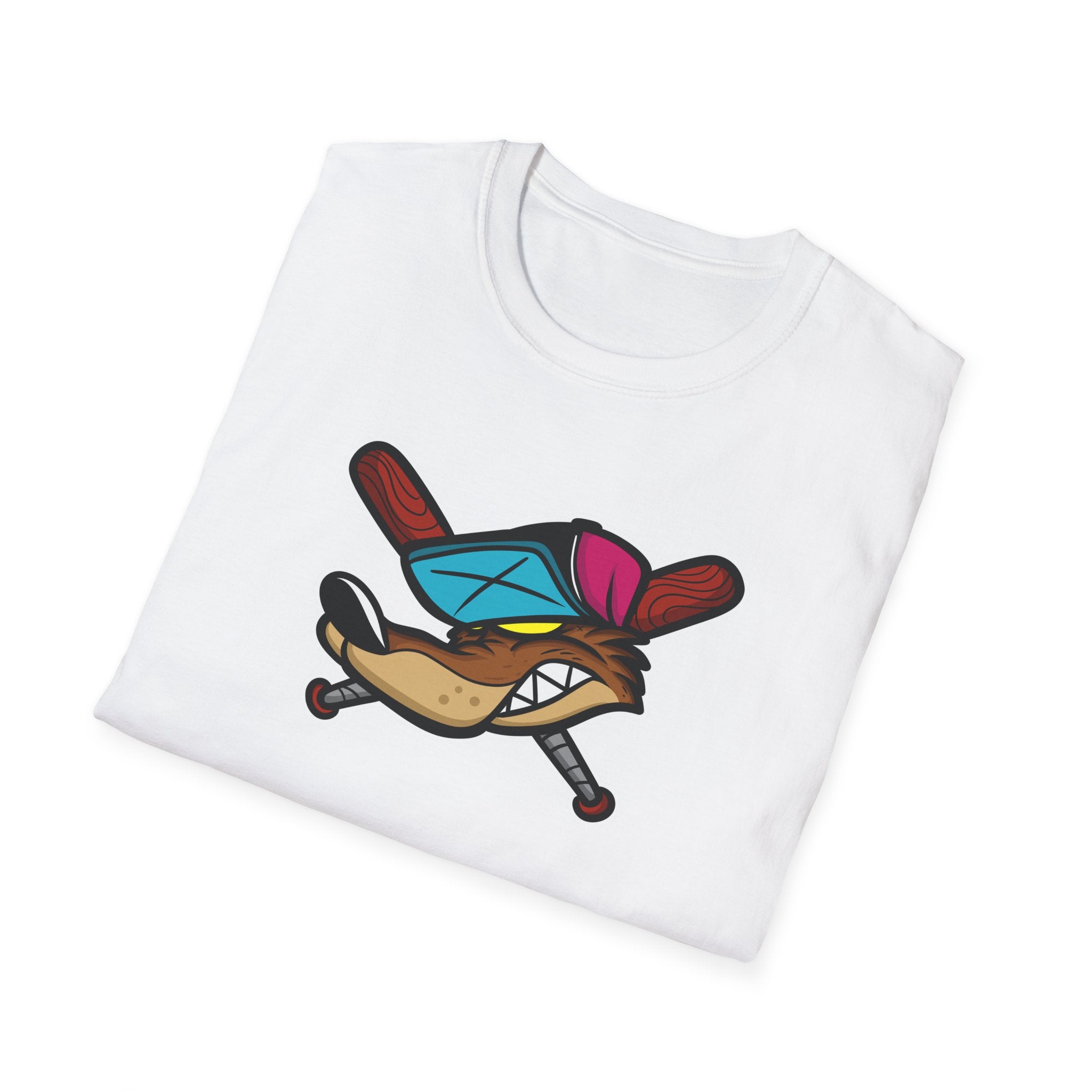 Playful Cartoon Graphic Tee - Vintage Style Graphic T-Shirt for Casual Wear, Gifts for Gamers, Birthday Celebration, Summer Outings, Retro