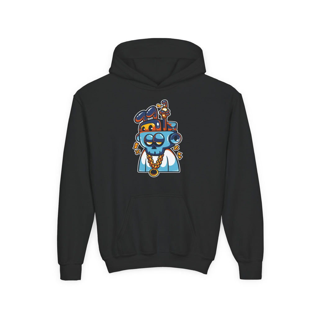 Cool Cartoon Character Hoodie, Youth Sweatshirt, Fun Gift for Kids, Graphic Hoodie for Teens, Casual Wear for Youngsters