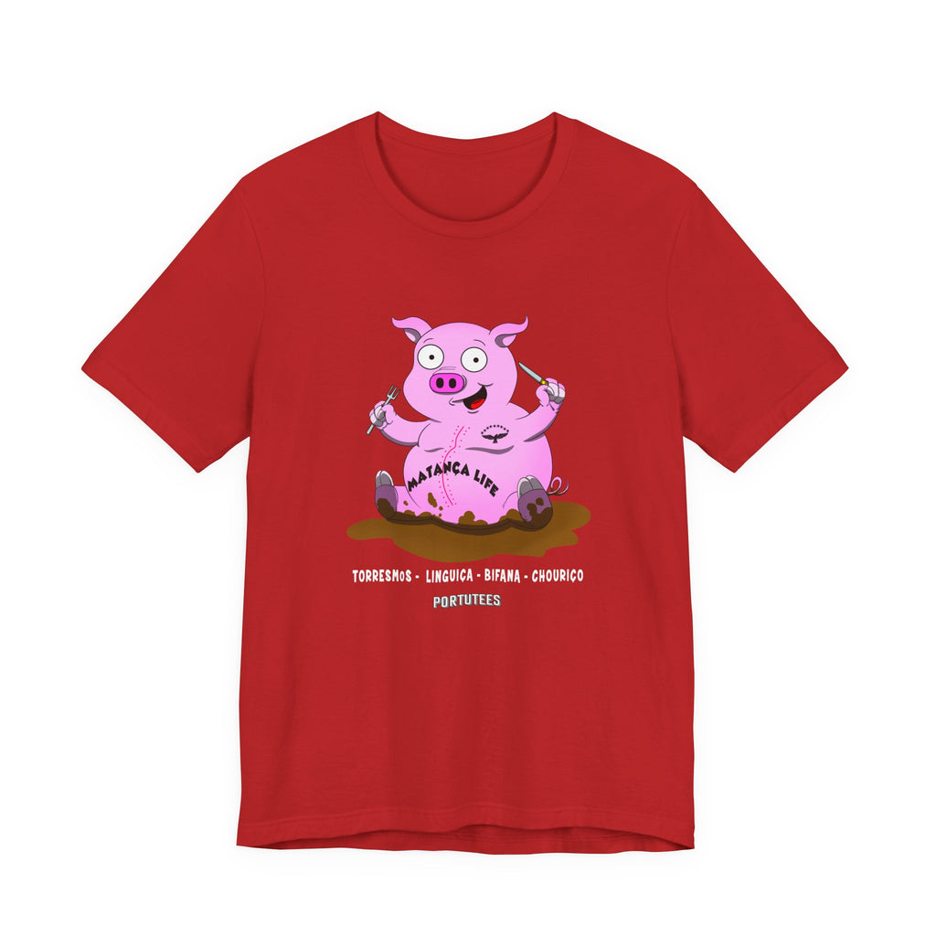 Matazana Life Cute Cartoon Pig T-Shirt