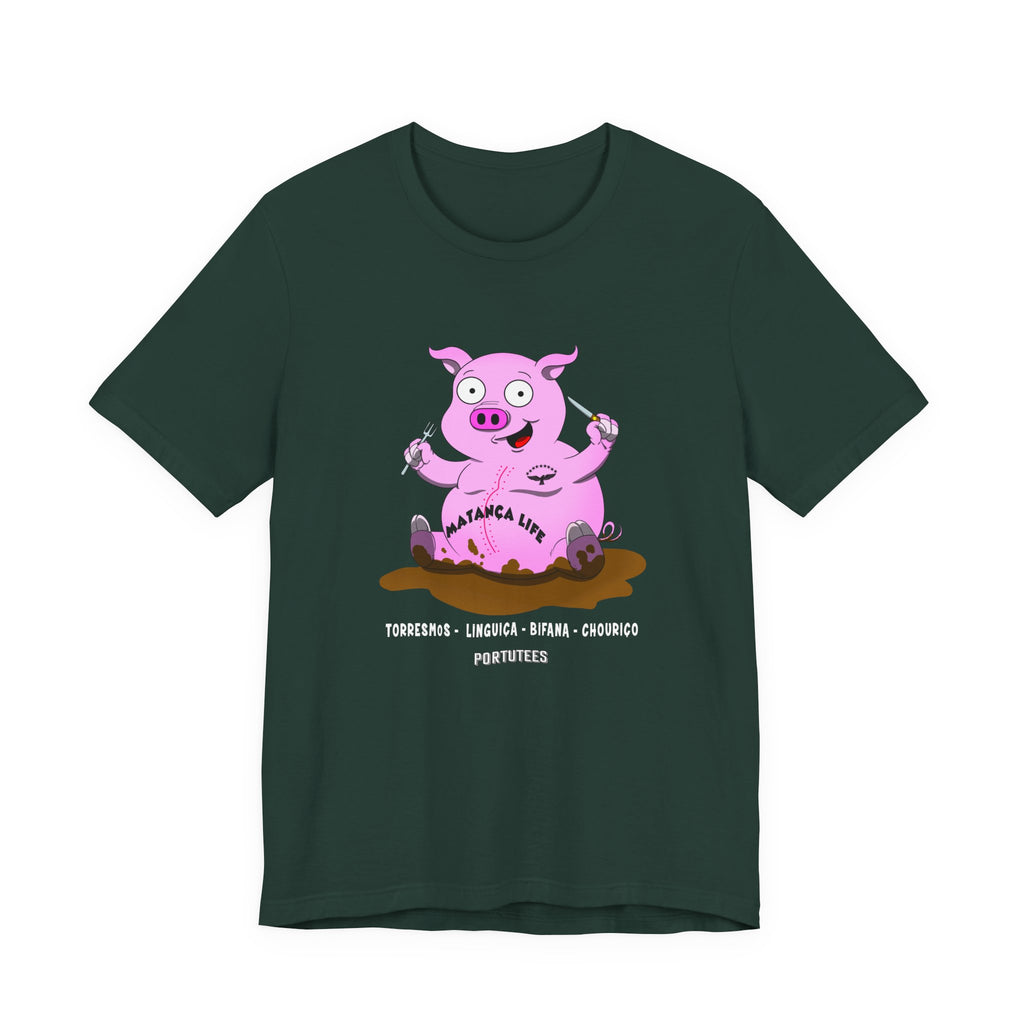 Matazana Life Cute Cartoon Pig T-Shirt