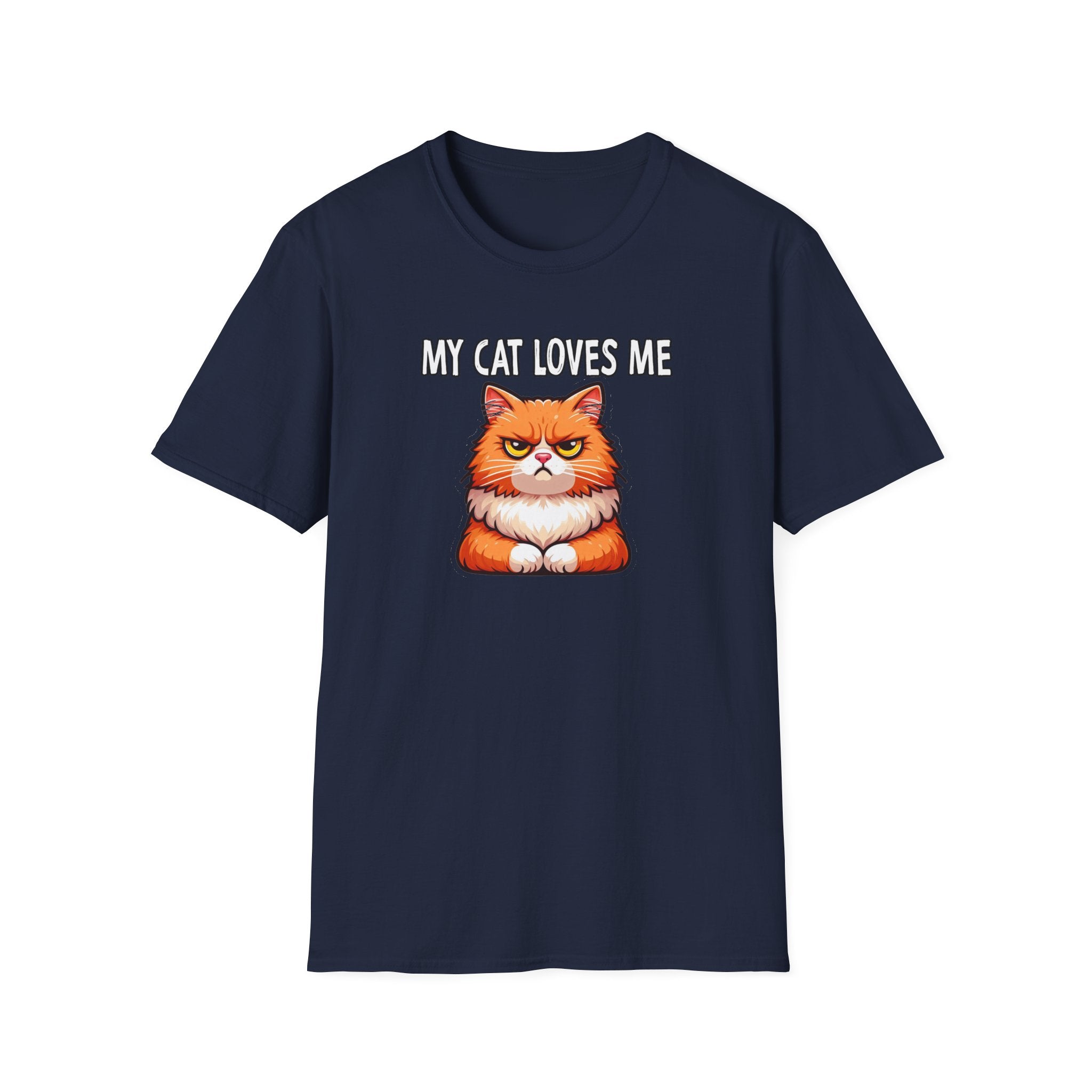 My Cat Loves Me T-Shirt, Cute Cat Lover Gift, Pet Owner Tee, Funny Animal Shirt, Comfortable Unisex Casual Wear