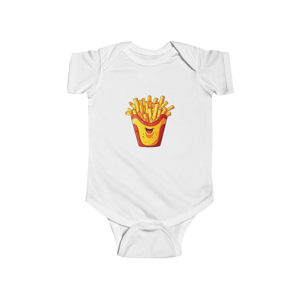Cute French Fry Baby Bodysuit, Funny Infant Onesie Gift, Newborn Apparel, Foodie Baby Clothes, Fast Food Baby Outfit, Adorable Baby Shower