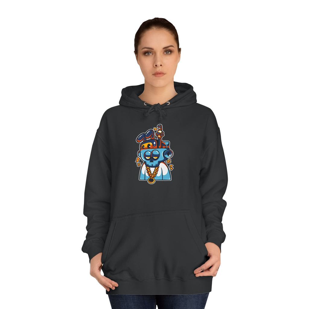 Playful Unisex College Hoodie, Fun Animal Design, Perfect for Students, Gift for New Grads, Cozy Casual Wear, College Spirit