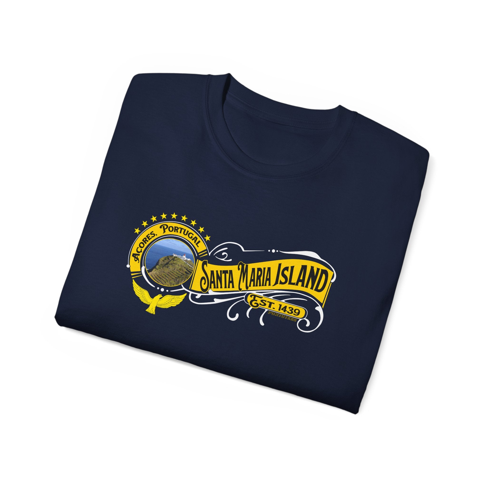 Santa Maria Azores Island T-Shirt, Portugal Tee, Azores Travel Shirt, Unisex Cotton Tee, Vacation Souvenir Gift