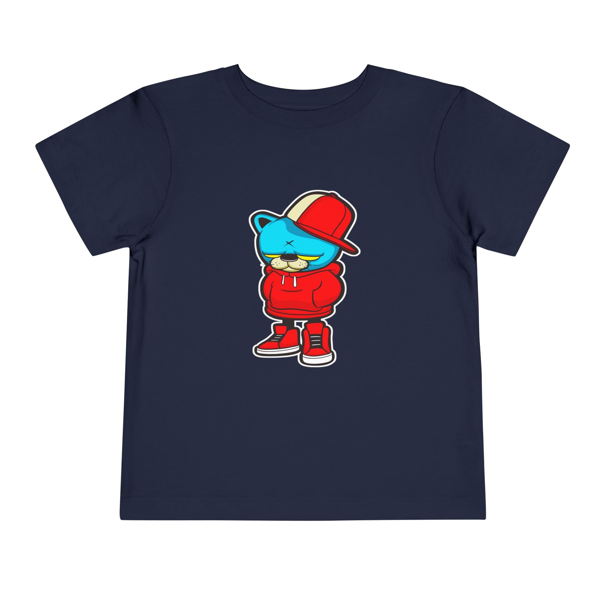 Cool Bear Toddler Tee: Trendy Kids Shirt, Fun Gift for Birthdays, Hipster Style, Everyday Wear, Cute Graphic Tee