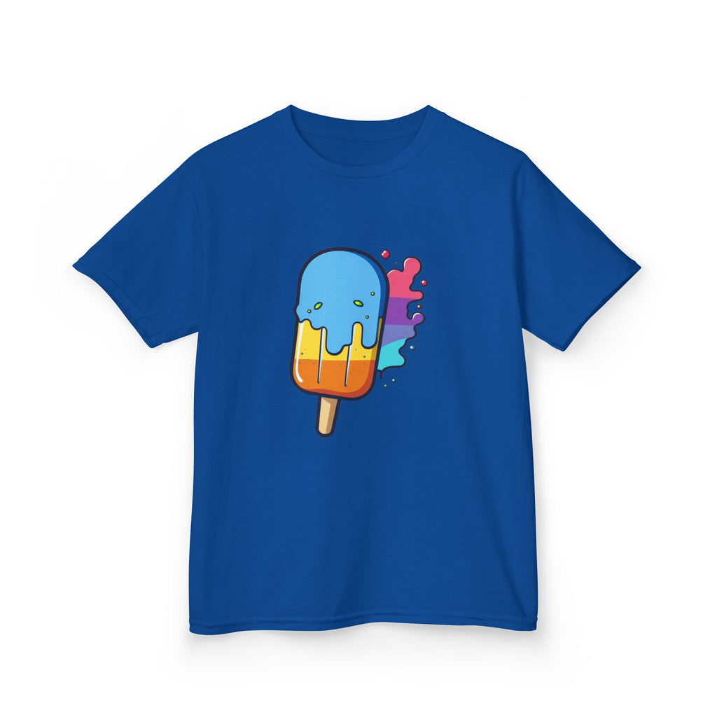 Colorful Ice Cream Tee for Kids, Fun Summer Gift, Ice Cream Party Shirt, Kids Cotton T-shirt, Playful Summer Outfit, Birthday Gift