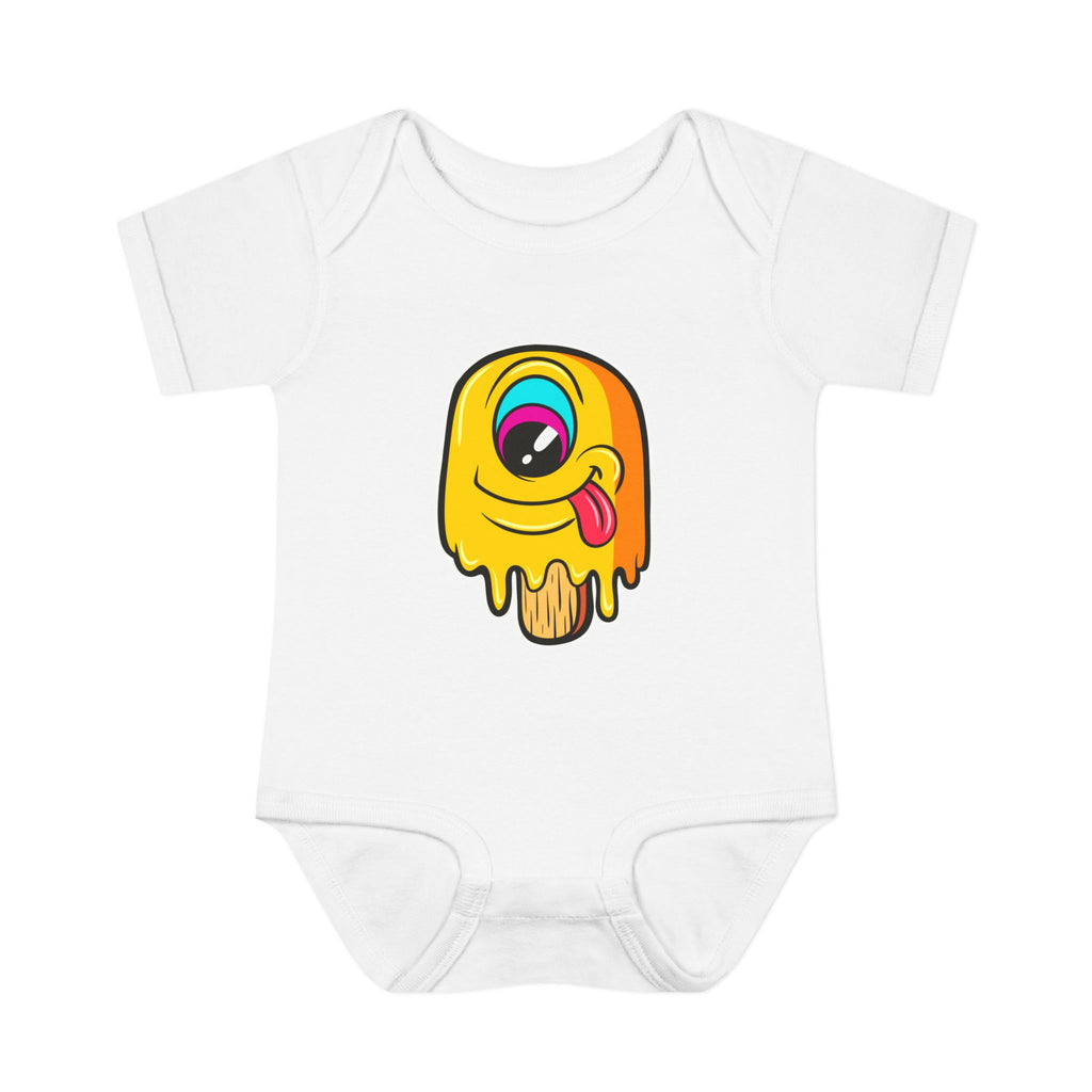 Cute Baby Bodysuit with Colorful Ice Cream Design, Fun Infant Outfit, Newborn Gift, Summer Baby Clothes, Baby Shower Presents, Playful