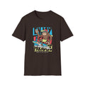 Surfing Monkey T-Shirt, Fun Beach Shirt for Summer - Unisex Softstyle Tee, Summer Graphic Tee, Beach Vibes Shirt, Monkey Lover Gift, Summer