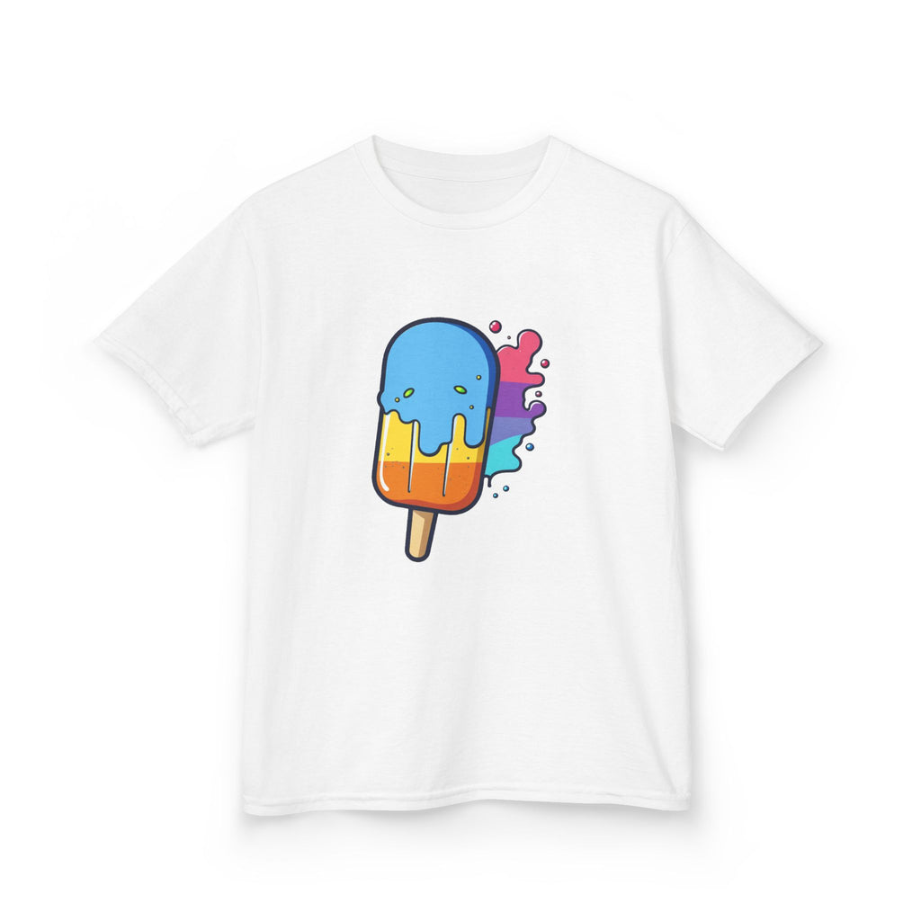 Colorful Ice Cream Tee for Kids, Fun Summer Gift, Ice Cream Party Shirt, Kids Cotton T-shirt, Playful Summer Outfit, Birthday Gift