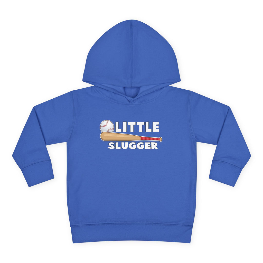 Little Slugger Toddler Fleece Hoodie - Perfect for Gift Giving, Birthdays, Baseball Season, Cozy Comfort, Toddler Apparel