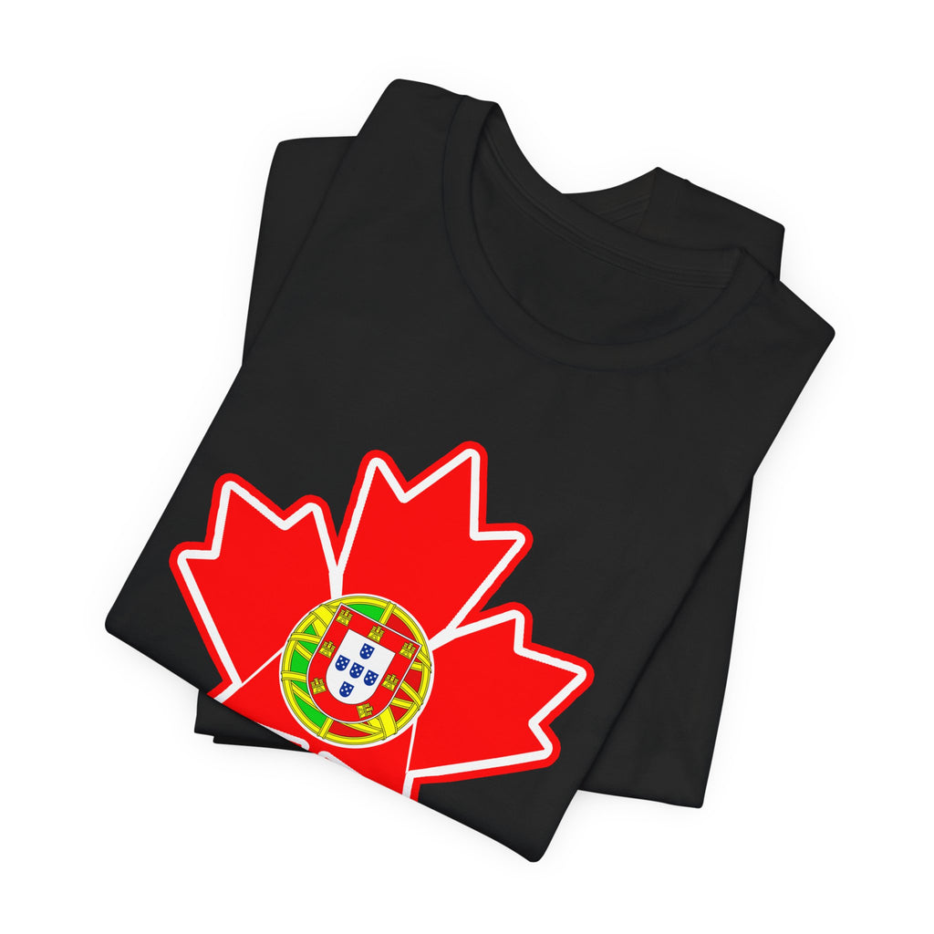 Portuguese Canadian Maple Leaf T-Shirt — Portuguese Canada Pride Tee