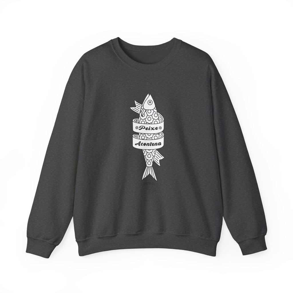 Portuguese Fish Happens Crewneck Sweatshirt