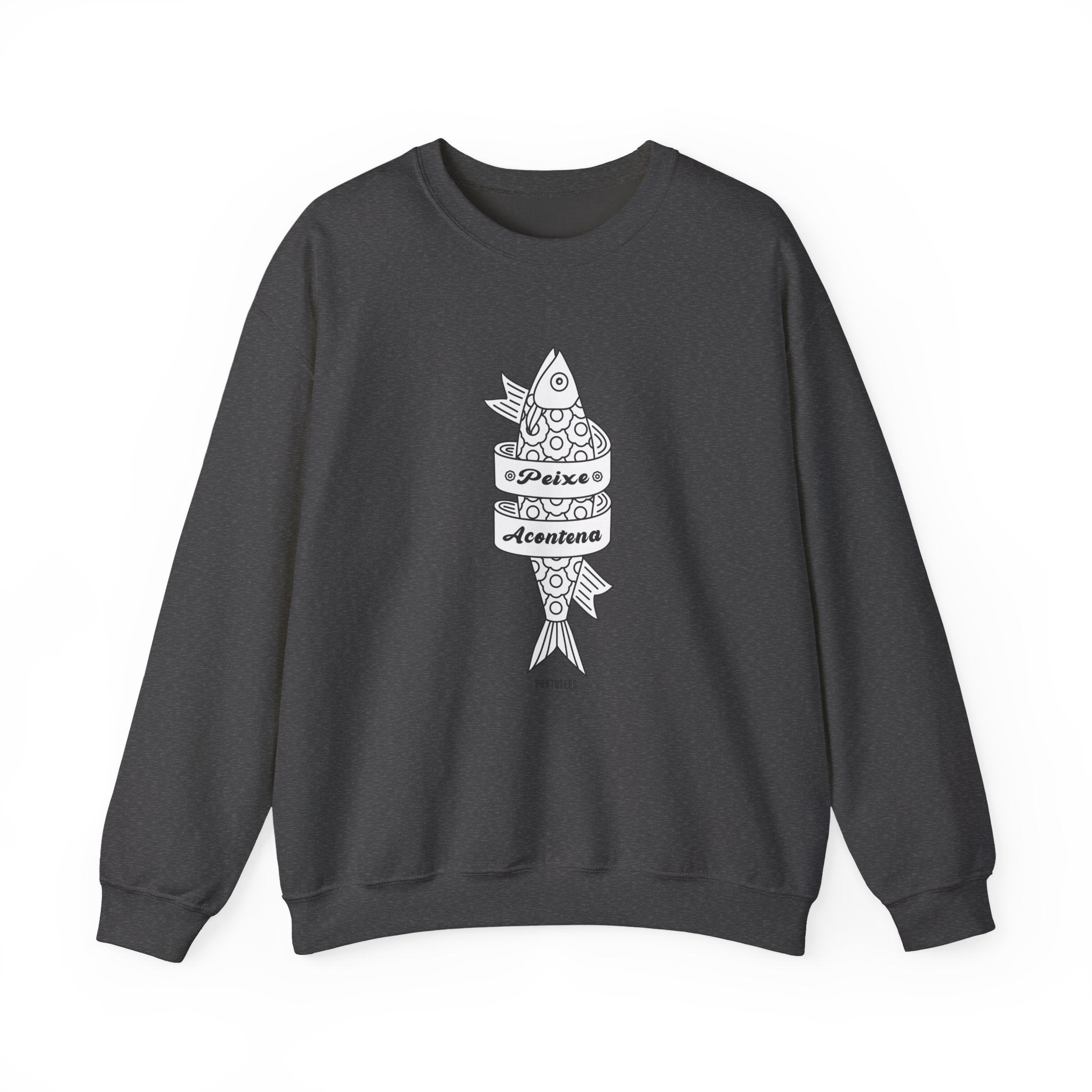 Portuguese Fish Happens Crewneck Sweatshirt