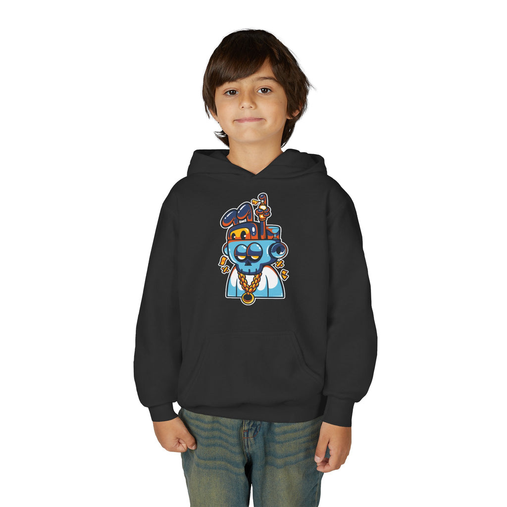 Cool Cartoon Character Hoodie, Youth Sweatshirt, Fun Gift for Kids, Graphic Hoodie for Teens, Casual Wear for Youngsters