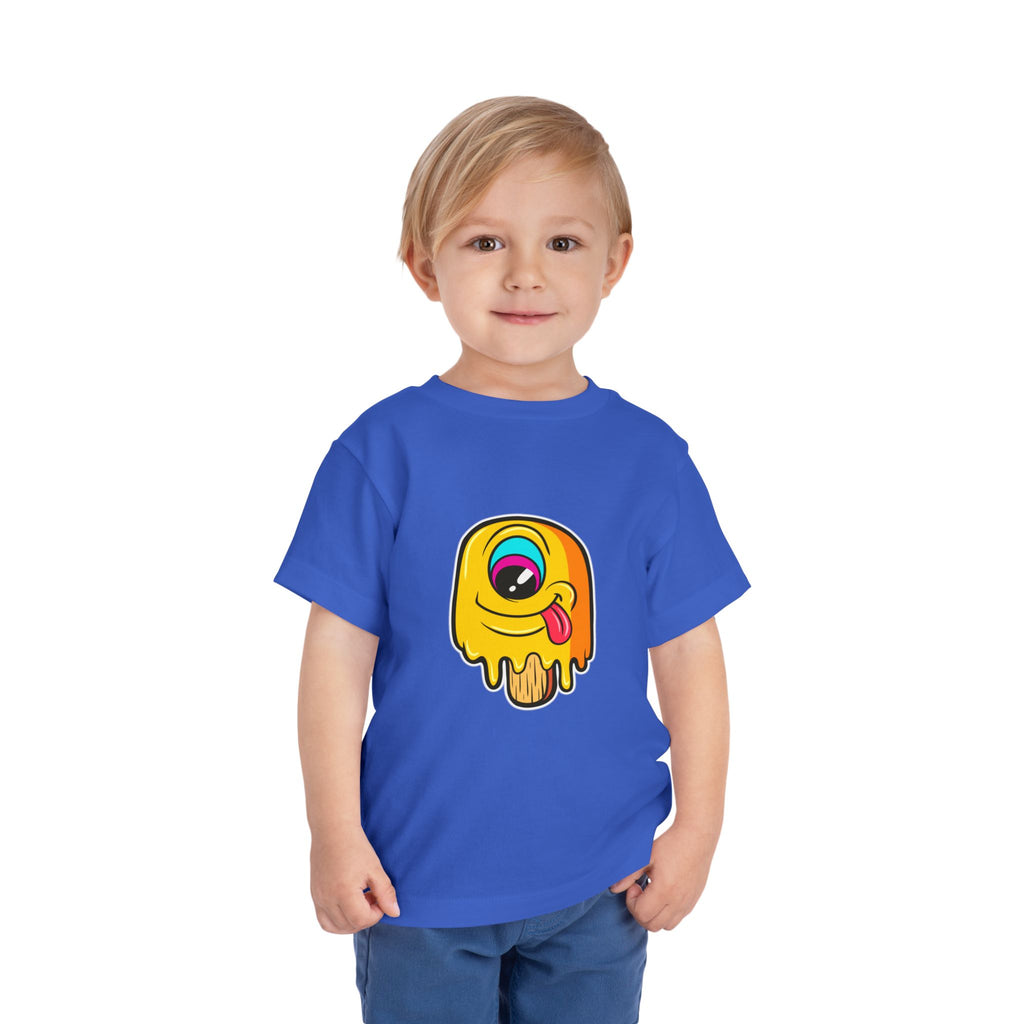 Colorful Monster Toddler Tee, Cute Kids Shirt, Birthday Gift for Boys and Girls, Fun Playtime Outfit, Summer Apparel
