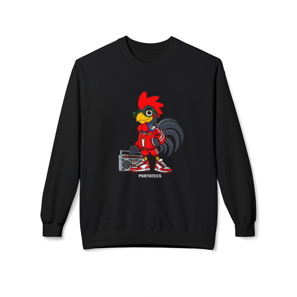 HipHop Barcelos Rooster Sweatshirt - Fun & Cozy Gift for Music Lovers