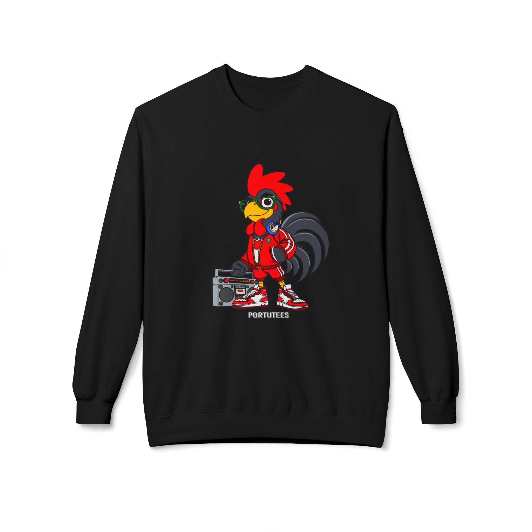 HipHop Barcelos Rooster Sweatshirt - Fun & Cozy Gift for Music Lovers