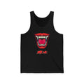 Graphic Mouth Unisex Jersey Tank, Funny Summer Shirt, Festival Wear, Halloween Outfit, Music Concert Tee, Love Heart Design