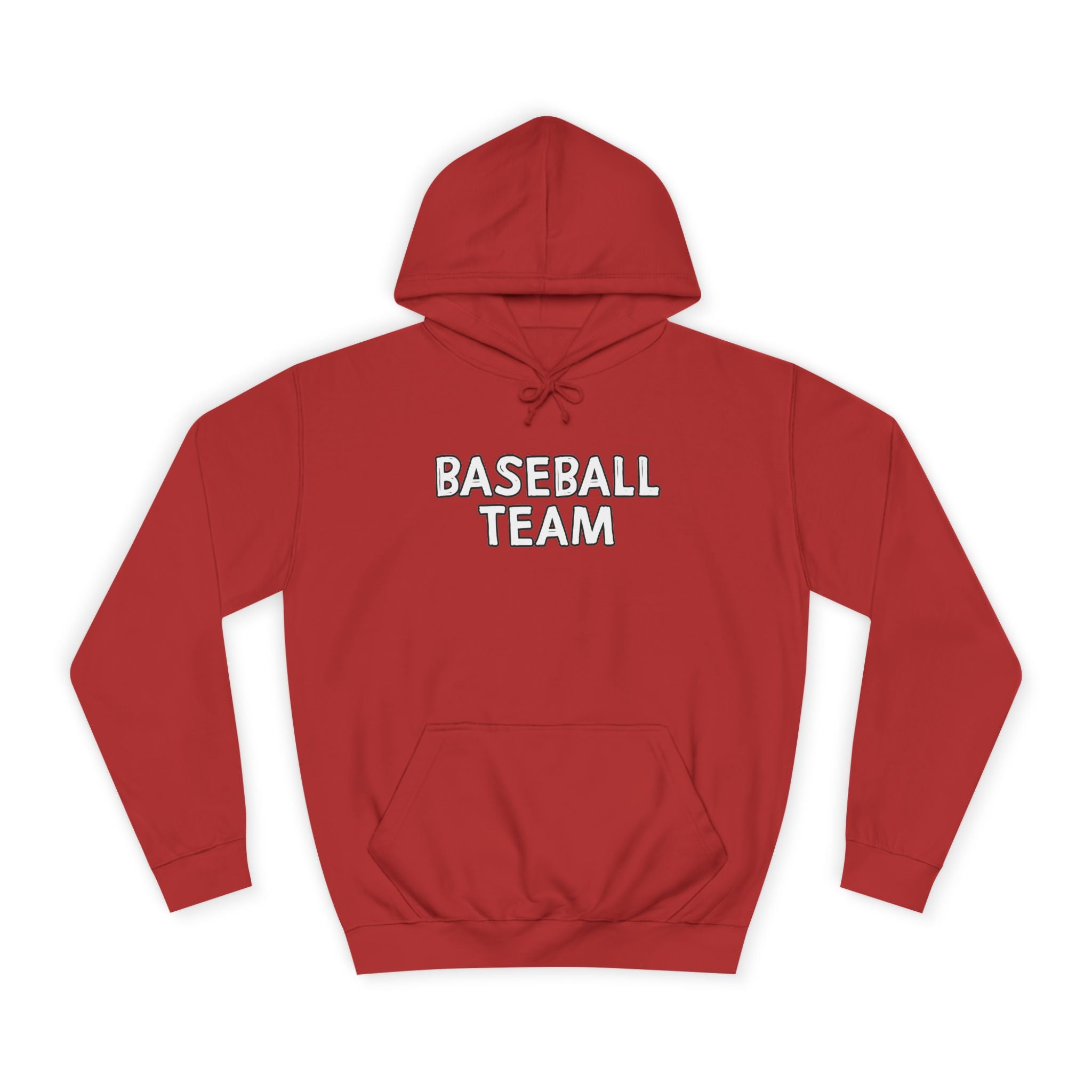 Baseball Team Unisex College Hoodie, Cozy Sportswear, College Apparel, Gift for Athletes, Team Spirit Wear, Everyday Comfort