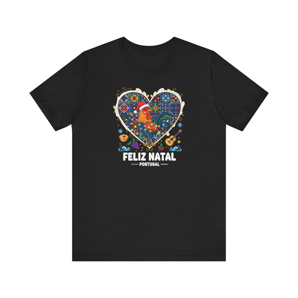 Feliz Natal Portugal Heart Graphic Tee