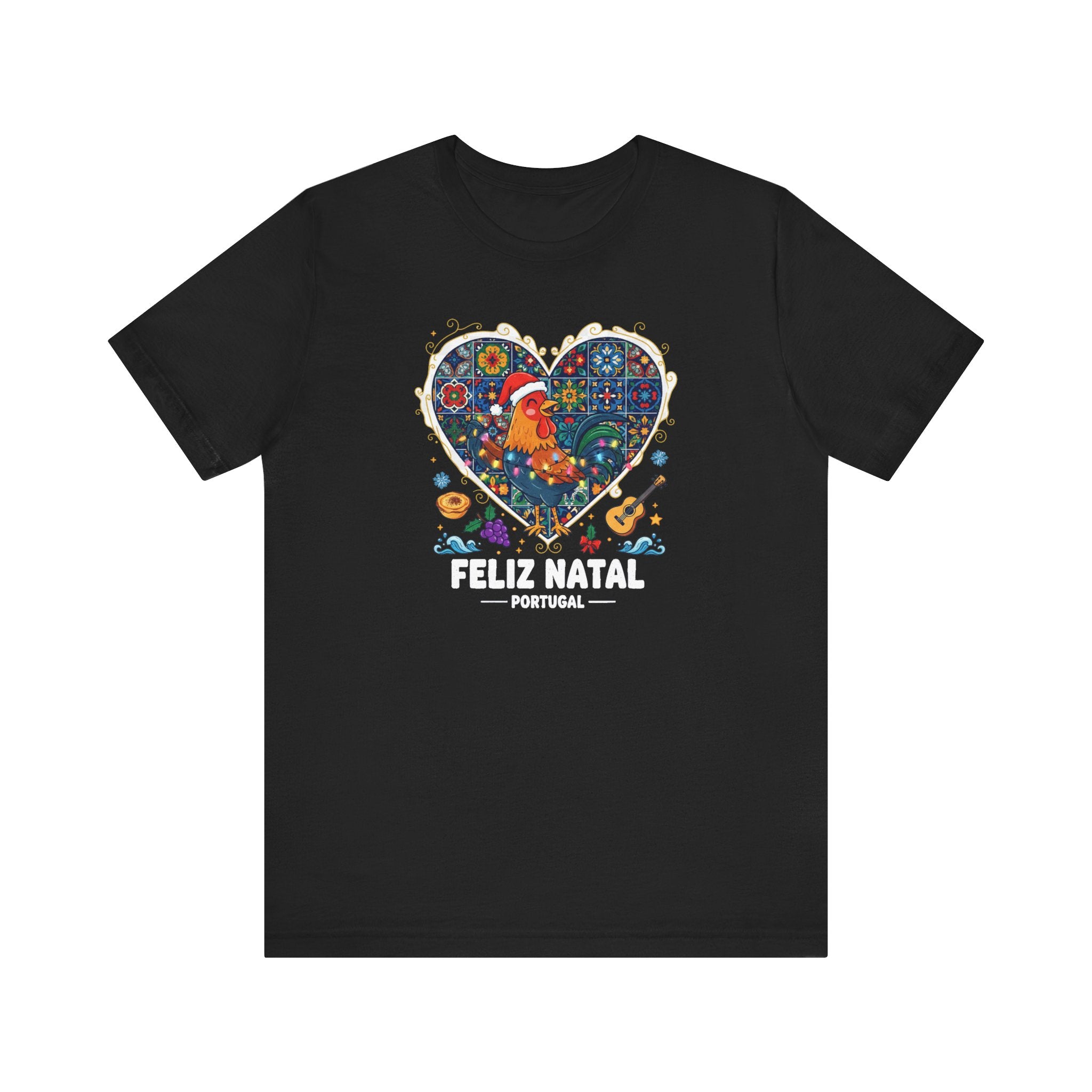 Feliz Natal Portugal Heart Graphic Tee