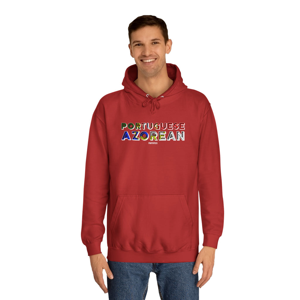 Azorean Portuguese Hoodie — Colorful Island Pride Pullover