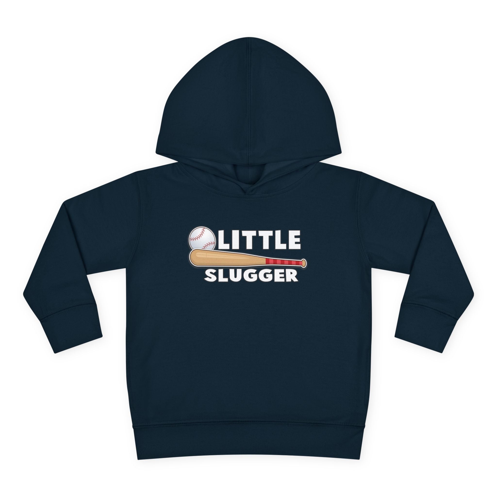 Little Slugger Toddler Fleece Hoodie - Perfect for Gift Giving, Birthdays, Baseball Season, Cozy Comfort, Toddler Apparel