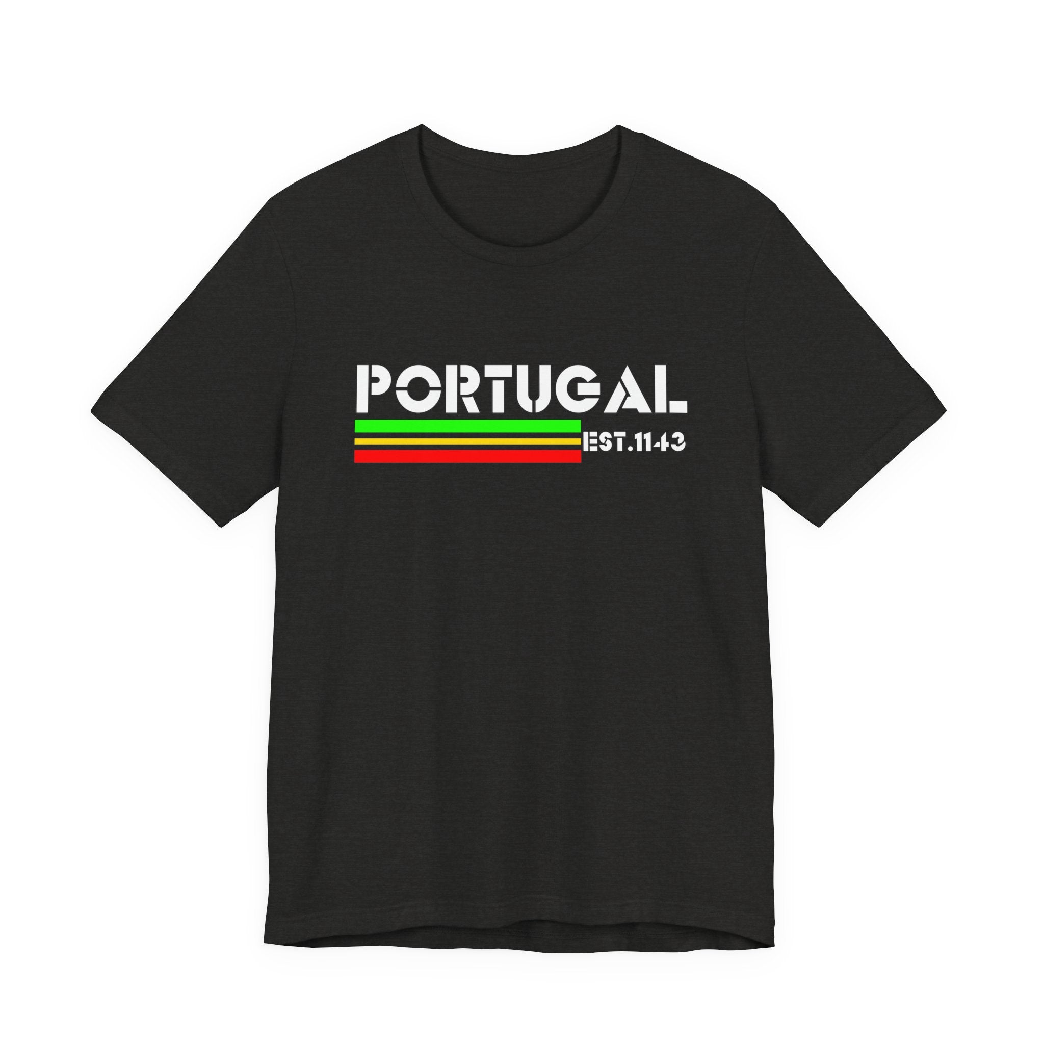 Portugal Graphic Tee, Unisex Jersey Shirt, Casual Wear, Travel Souvenir, Gift for Portugal Lovers, Summer Outfit