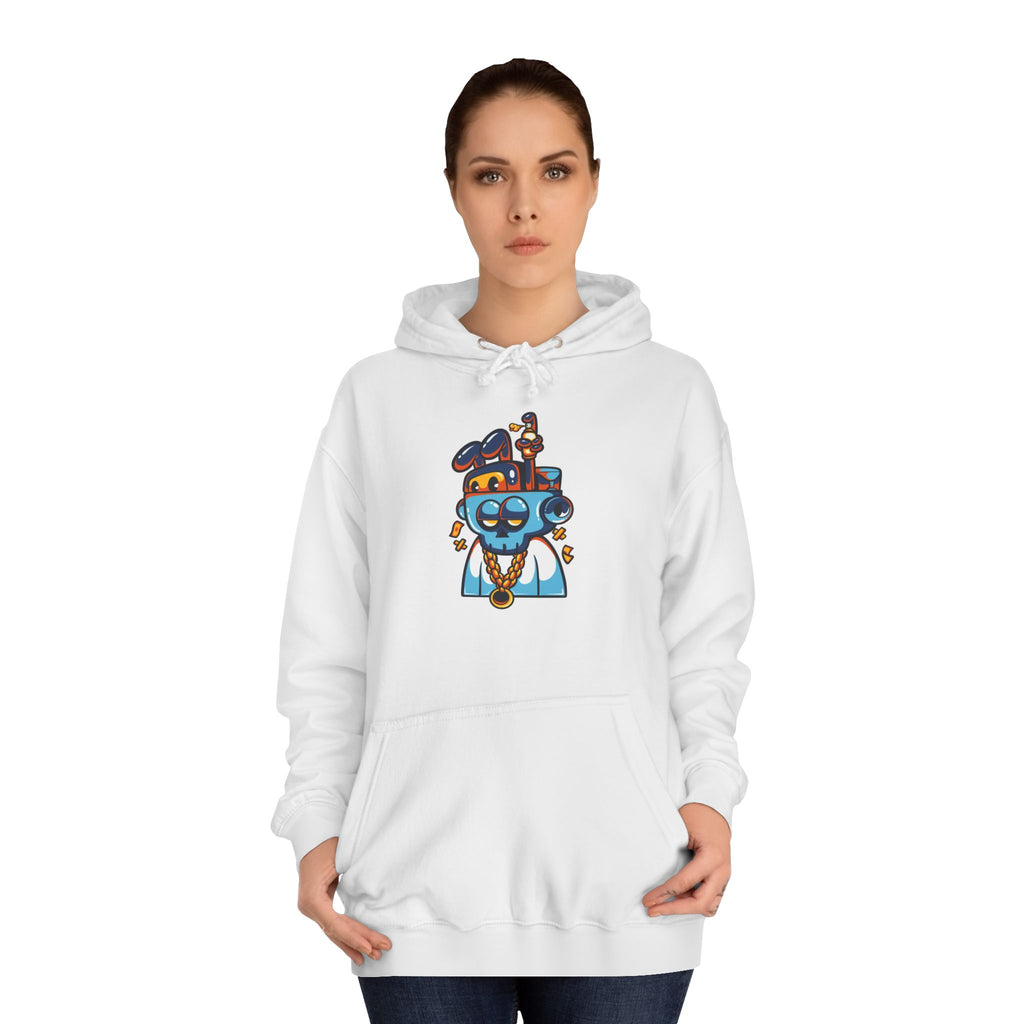 Playful Unisex College Hoodie, Fun Animal Design, Perfect for Students, Gift for New Grads, Cozy Casual Wear, College Spirit