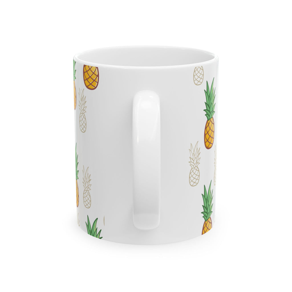 Pineapple Paradise Ceramic Mug - Fun Tropical Design for Coffee Lovers