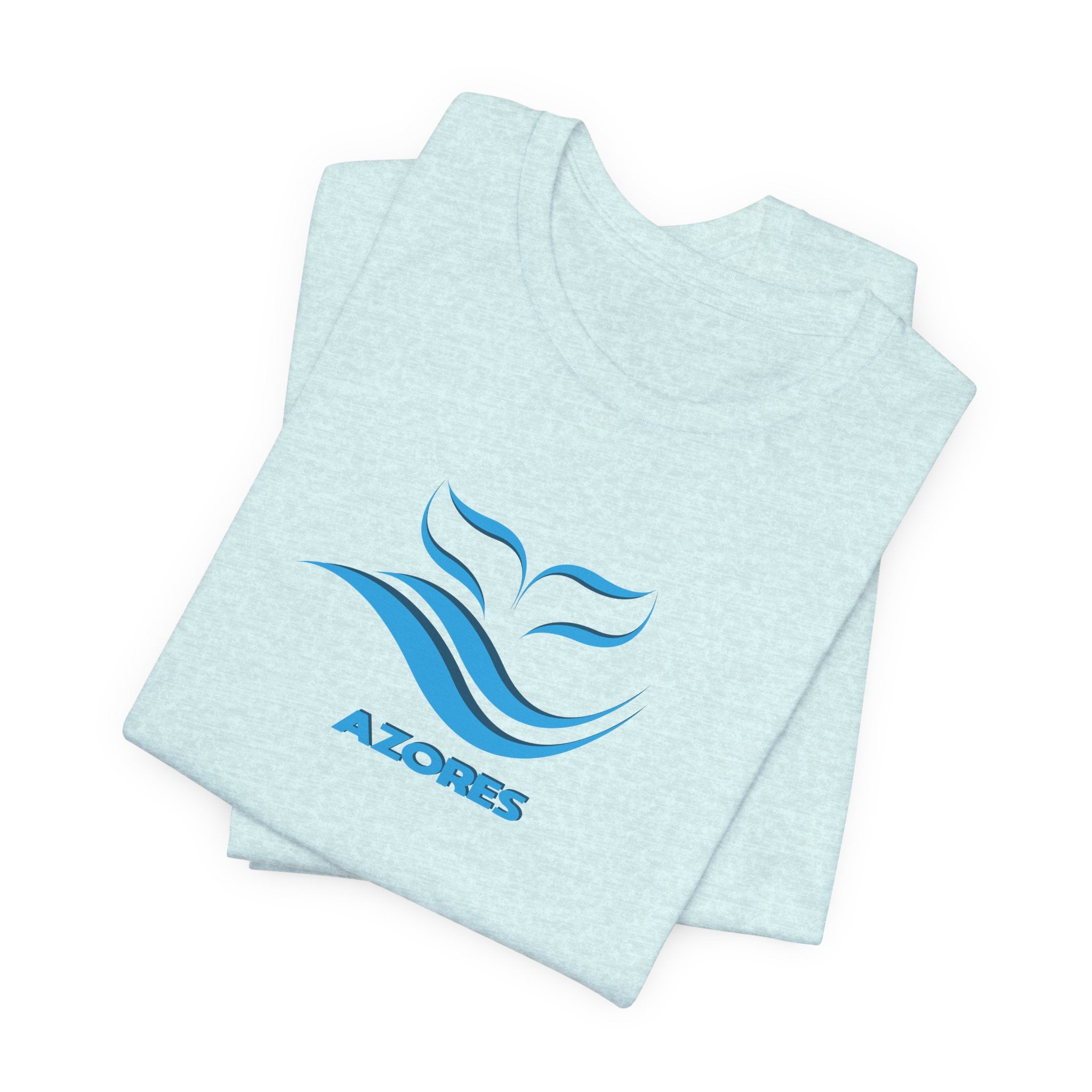 Azores Wave Logo T‑Shirt — Coastal Travel Tee