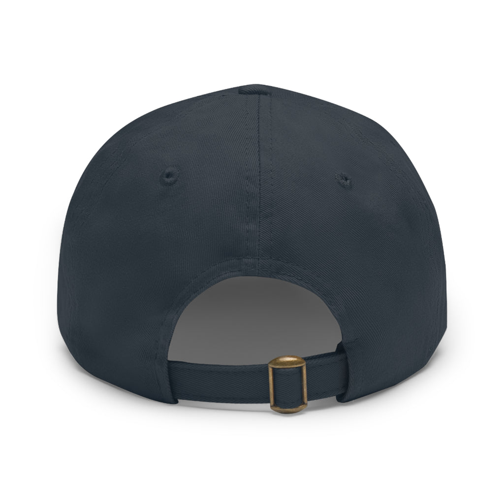 Portugal Flag Leather Patch Dad Hat – Vintage Rectangular Emblem Cap